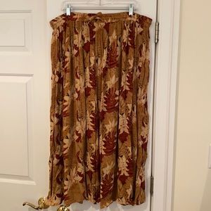 Vintage floral skirt - XL